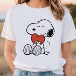 Valentine Day T Shirt, Snoopy Hugs Heart Snoopy Classic T-Shirts Valentine Day T Shirt, Snoopy Hugs Heart Snoopy Classic T-Shirts