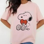 Valentine Day T Shirt, Snoopy Hugs Heart Snoopy Classic T-Shirts Valentine Day T Shirt, Snoopy Hugs Heart Snoopy Classic T-Shirts