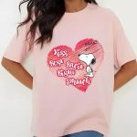 Valentine Day T Shirt, Snoopy Kisses Light Valentine T-Shirt Valentine Day T Shirt, Snoopy Kisses Light Valentine T-Shirt