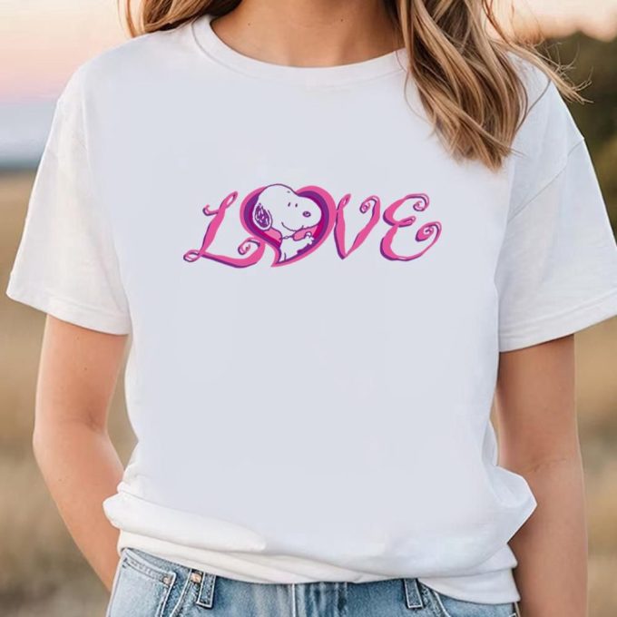 Valentine Day T Shirt, Snoopy Peanuts Love Valentine T-Shirt Valentine Day T Shirt, Snoopy Peanuts Love Valentine T-Shirt