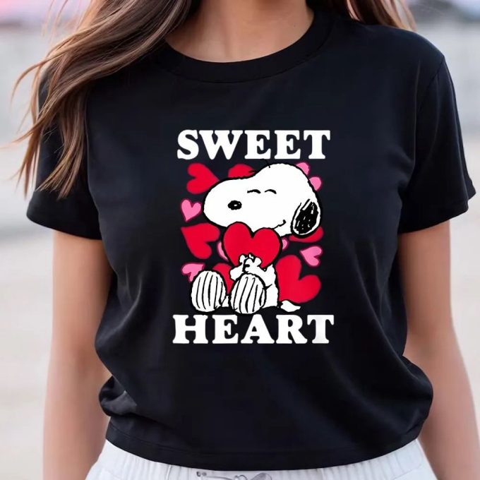 Valentine Day T Shirt, Snoopy Sweet Heart Shirt Snoopy Valentine Holiday Valentine Day Shirt