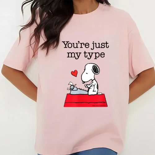 Valentine Day T Shirt, Snoopy You’re Just My Type T-Shirt Snoopy Valentine T-Shirt Holiday Valentine Day Gifts Shirt Valentine Day T Shirt, Snoopy You’re Just My Type T-Shirt Snoopy Valentine T-Shirt Holiday Valentine Day Gifts Shirt