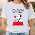 Valentine Day T Shirt, Snoopy You’re Just My Type T-Shirt Snoopy Valentine T-Shirt Holiday Valentine Day Gifts Shirt Valentine Day T Shirt, Snoopy You’re Just My Type T-Shirt Snoopy Valentine T-Shirt Holiday Valentine Day Gifts Shirt