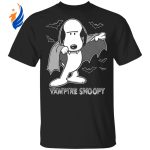 Spook up Halloween Night with Vampire Snoopy T-Shirt – Scary & Fun Designs for All Ages!