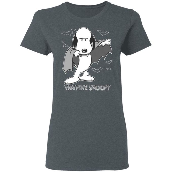 Spook up Halloween Night with Vampire Snoopy T-Shirt – Scary & Fun Designs for All Ages!