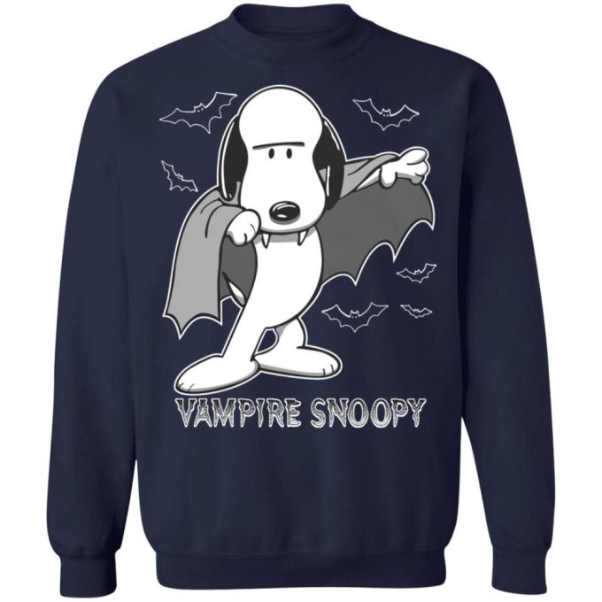 Spook up Halloween Night with Vampire Snoopy T-Shirt – Scary & Fun Designs for All Ages!