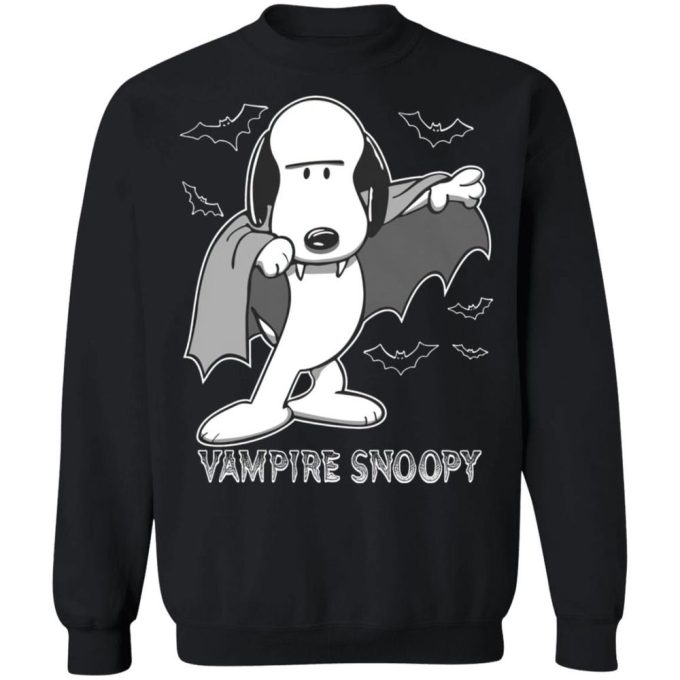 Spook up Halloween Night with Vampire Snoopy T-Shirt – Scary & Fun Designs for All Ages!