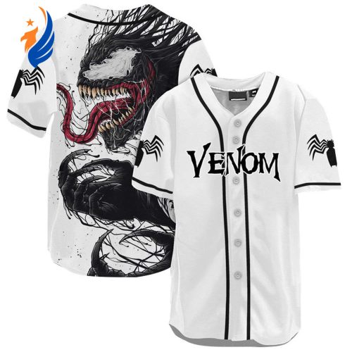 Ultimate Venom and Spider Baseball Jersey: Unleash Your Inner Hero!