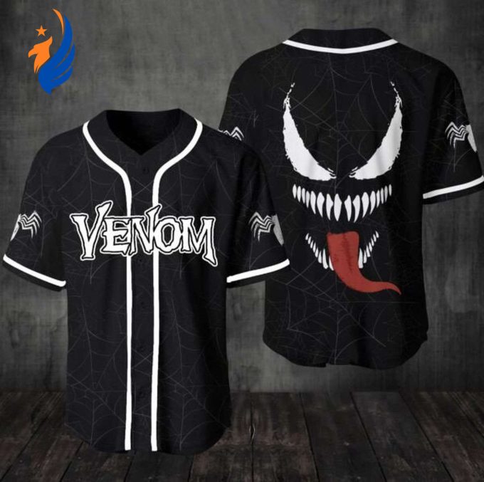 Upgrade Your Style with Venom Superhero Marvel Baseball Jersey – Exclusive Design for Marvel Fans Upgrade Your Style with Venom Superhero Marvel Baseball Jersey – Exclusive Design for Marvel Fans