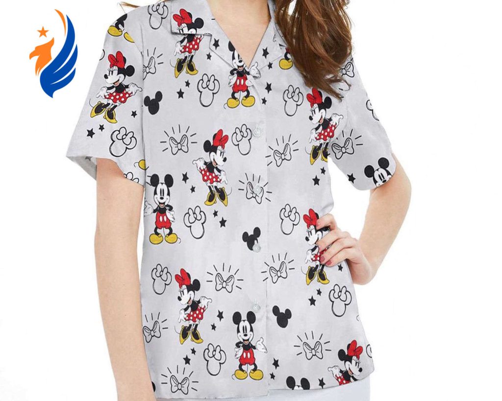 Vintage Mickey & Minnie Mouse Hawaiian Shirt – Retro Disney Style for Beach Lovers Vintage Mickey & Minnie Mouse Hawaiian Shirt – Retro Disney Style for Beach Lovers