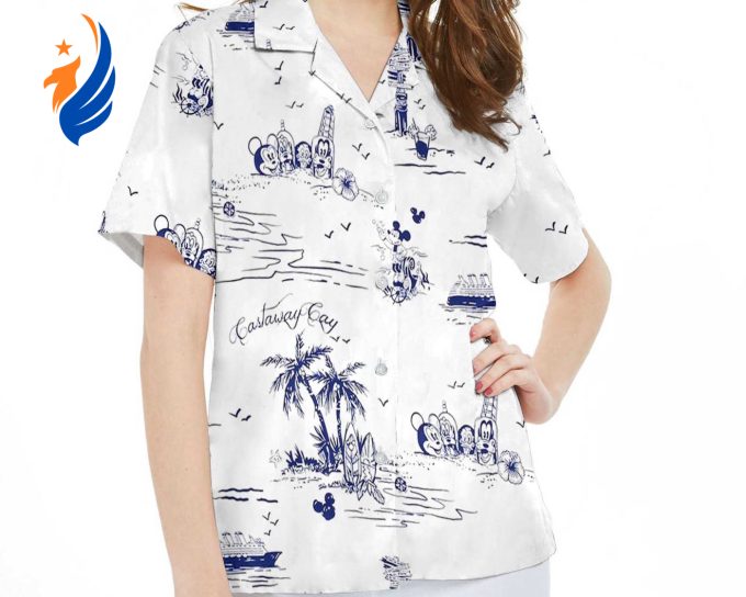 Vintage Mickey Friends Hawaiian Shirt – Disney Cruise Line Castaway Cay Mode Perfect for Disneyland Cruise Summer Family Matching