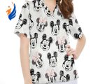 Vintage Mickey Minnie Mouse Hawaiian Shirt: Disney Couple Button Down for Disneyland Family Summer Trip to Magic Kingdom
