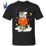 Spread Holiday Cheer with Virginia Cavaliers Santa Snoopy Shirt – Merry Christmas