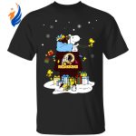 Get Festive with Washington Redskins Santa Snoopy: Merry Christmas Shirt