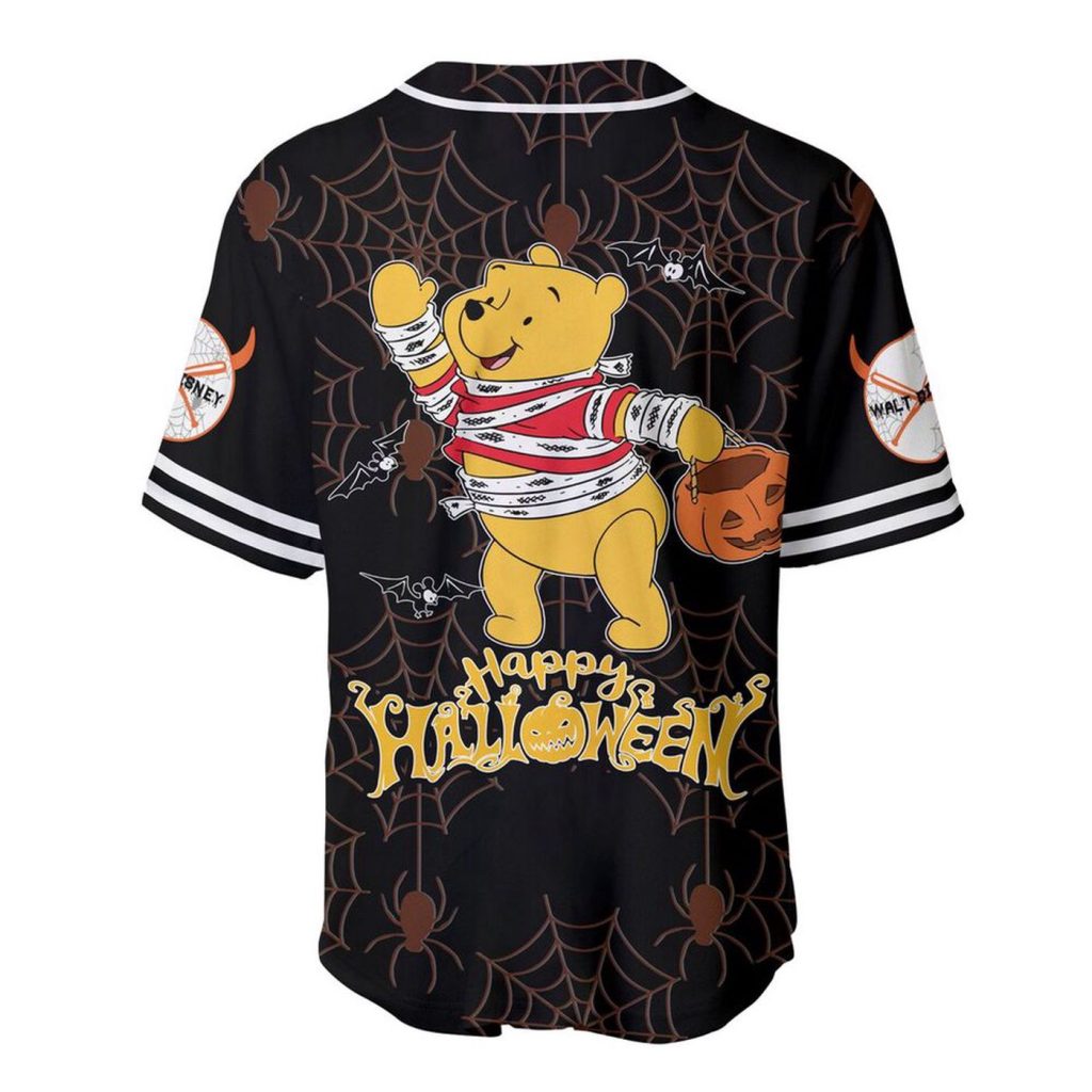 Halloween Disney Baseball Jersey: Winnie the Pooh Black Yellow Happy – Limited Edition! Halloween Disney Baseball Jersey: Winnie the Pooh Black Yellow Happy – Limited Edition!