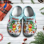 Winnie The Pooh And Frieds Decor Christmas Tree Pastel Blue Clogs For Kids And Adults