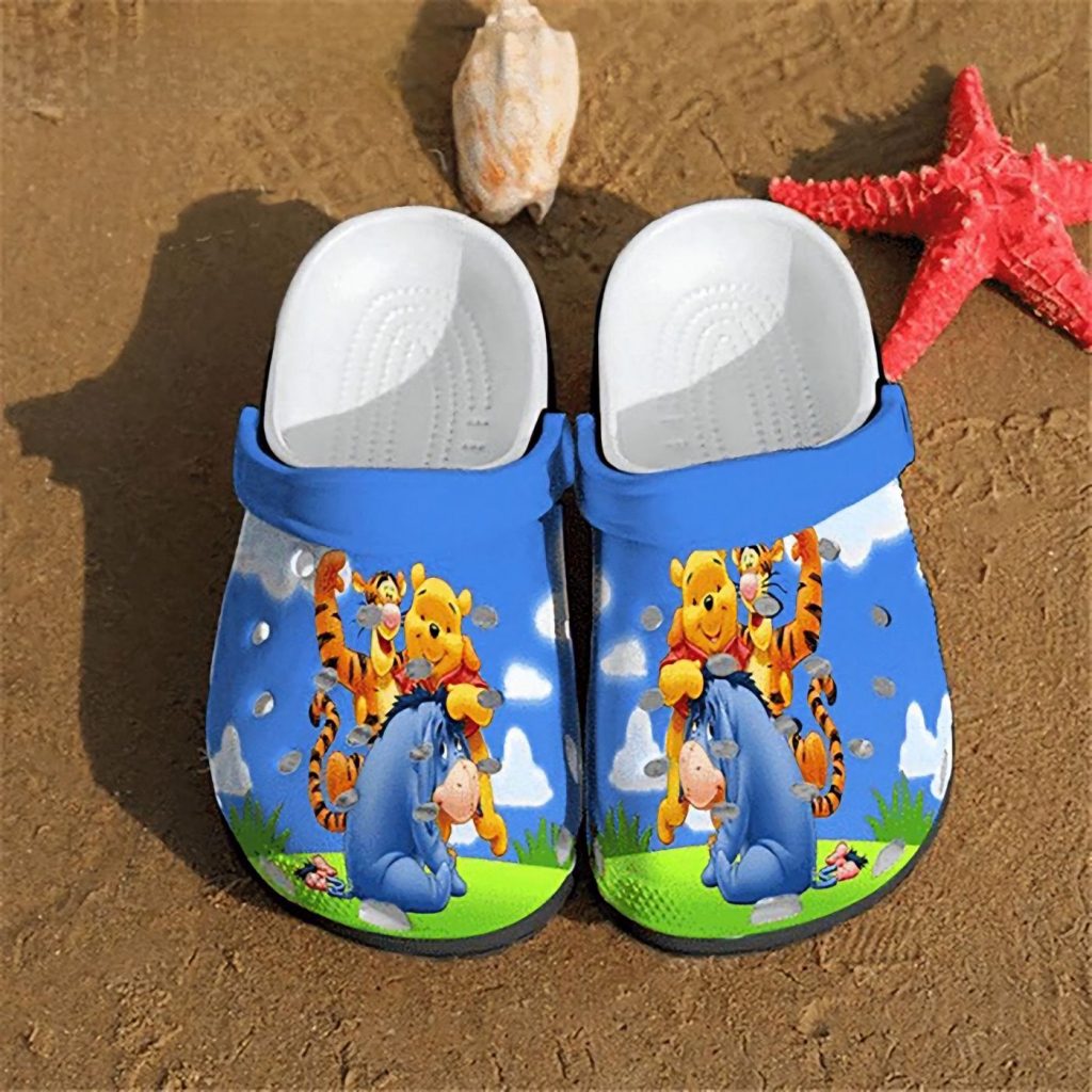 Winnie The Pooh And Friends Play Outside Clogs For Kids And Adults Winnie The Pooh And Friends Play Outside Clogs For Kids And Adults