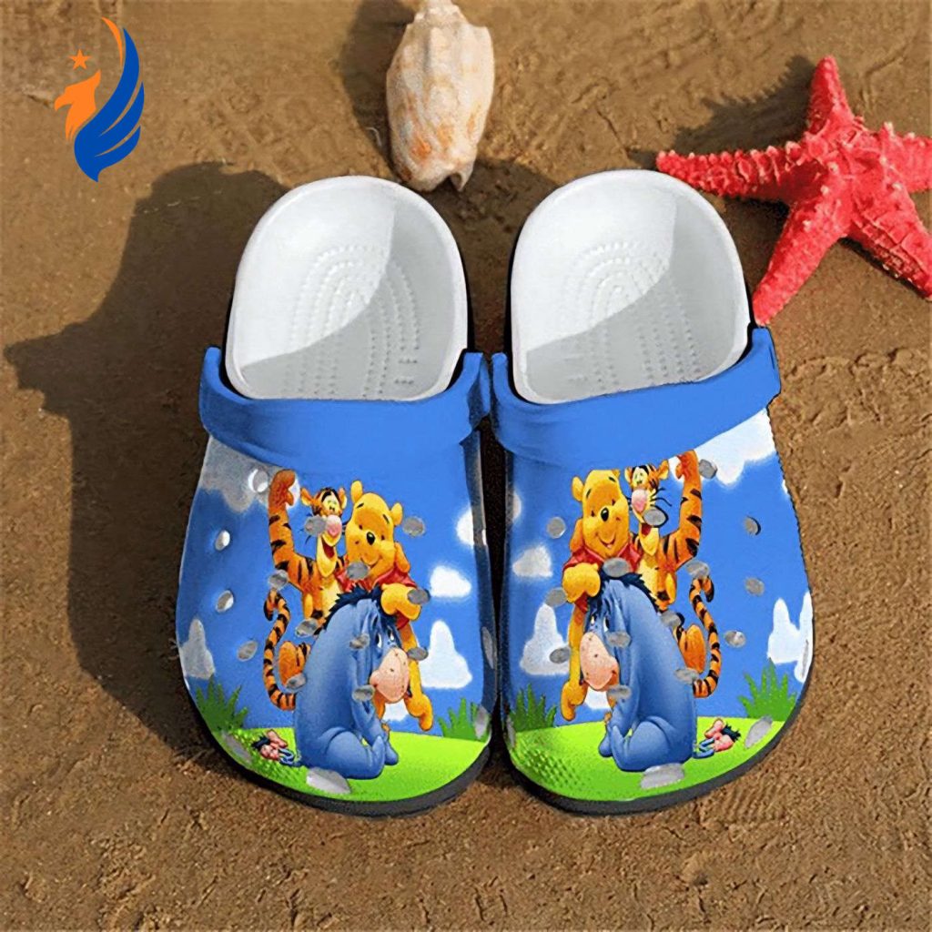 Winnie The Pooh And Friends Play Outside Clogs For Kids And Adults Winnie The Pooh And Friends Play Outside Clogs For Kids And Adults