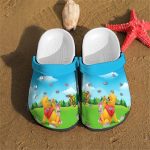 Winnie The Pooh And Piglet On The Grass Clogs For Kids And Adults Winnie The Pooh And Piglet On The Grass Clogs For Kids And Adults