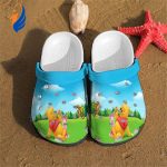 Winnie The Pooh And Piglet On The Grass Clogs For Kids And Adults Winnie The Pooh And Piglet On The Grass Clogs For Kids And Adults