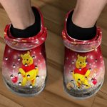 Winnie The Pooh And Piglet Twinkle Red Sky Blue Clogs For Kids And Adutls Winnie The Pooh And Piglet Twinkle Red Sky Blue Clogs For Kids And Adutls