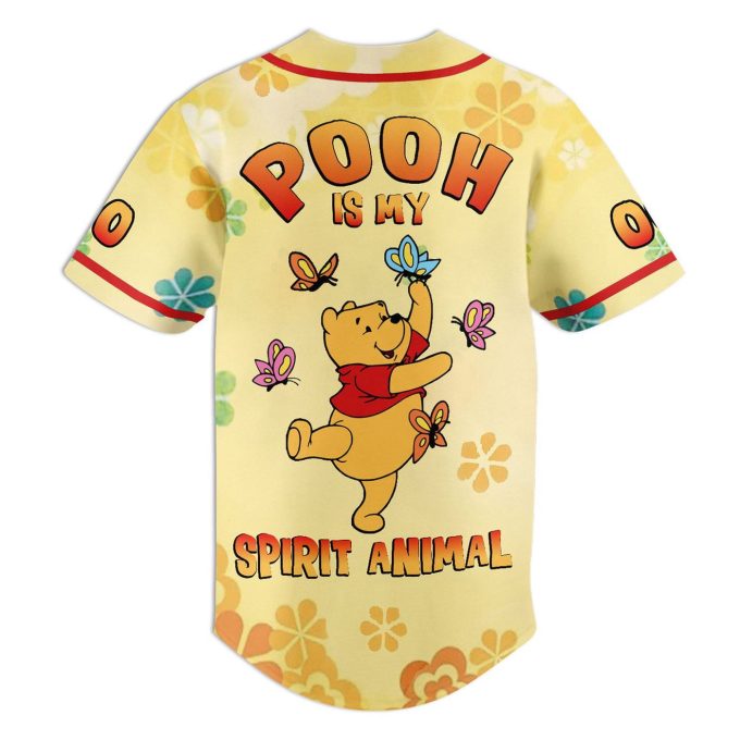 Get Ready for Adventure with Winnie-the-Pooh Baseball Jersey – Perfect for Men Women and Kids!
