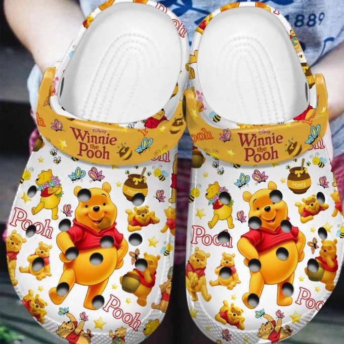 Winnie The Pooh Cute Pattern Clogs