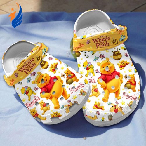 Winnie The Pooh Cute Pattern Clogs