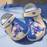 Winnie The Pooh Cute Worry Eeyore Blue And Beige Clogs For Kids And Adults