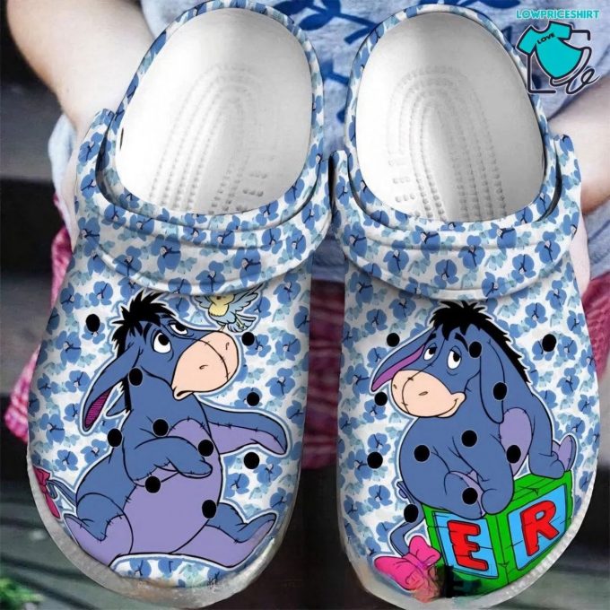 Winnie The Pooh Eeyore With Little Bird Clogs For Kids And Adults