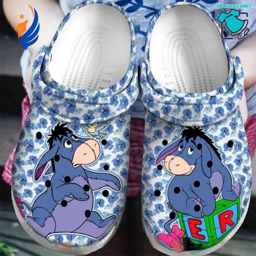Winnie The Pooh Eeyore With Little Bird Clogs For Kids And Adults