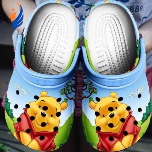 Winnie The Pooh in Disney House Clogs For Kids And Adutls