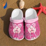 Winnie The Pooh Prrety Piglet Pink Clogs For Kids And Adults