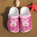 Winnie The Pooh Prrety Piglet Pink Clogs For Kids And Adults