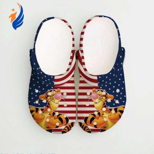 Winnie The Pooh Tigger Love American Clogs For Kids And Adults