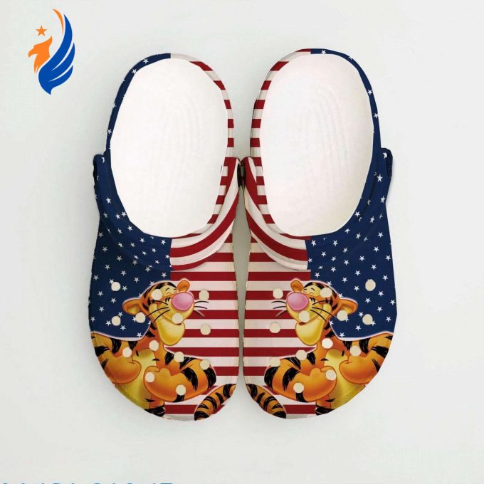Winnie The Pooh Tigger Love American Clogs For Kids And Adults