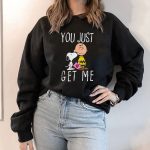Get Me Shirt: Women s Peanuts Charlie Brown & Snoopy Tee – Ladies Sweatshirt Hoodie Longsleeve & Tank Top