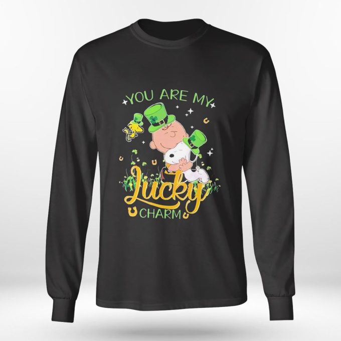 Lucky Charm Saint Patricks Day Snoopy Dog Shirt Hoodie – Spread the Irish joy with this charming and cozy apparel!