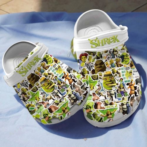 Clogs Shoes - Shrek Cartoon Clog Shoes: Fun and Stylish Gift for Men and Women