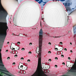 Water-Resistant And Cute Hello Kitty Pink Clogs For Kids & Adults Water-Resistant And Cute Hello Kitty Pink Clogs For Kids & Adults