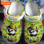 Custom Shrek Cartoon Clogs for Kids & Adults – Personalized Unisex Footwear