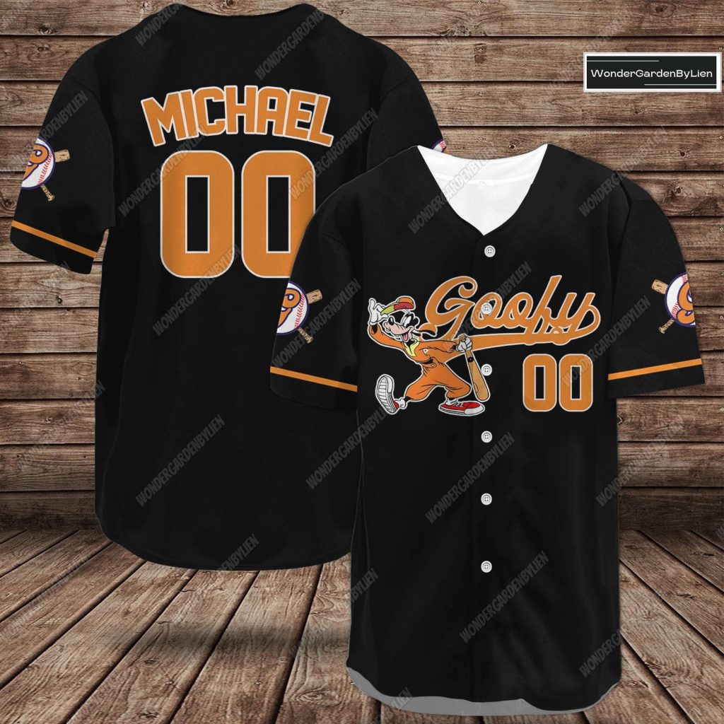 Goofy Baseball Jersey: Fun Disney Cartoon Tee for Kids with Mickey And Friends Goofy Baseball Jersey: Fun Disney Cartoon Tee for Kids with Mickey And Friends