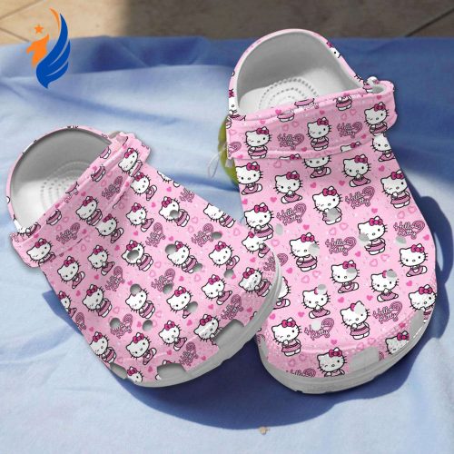 Adorable Hello Kitty Pink Clogs For Kids And Adults