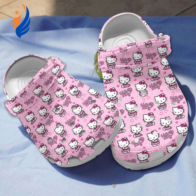 Adorable Hello Kitty Pink Clogs For Kids And Adults Adorable Hello Kitty Pink Clogs For Kids And Adults