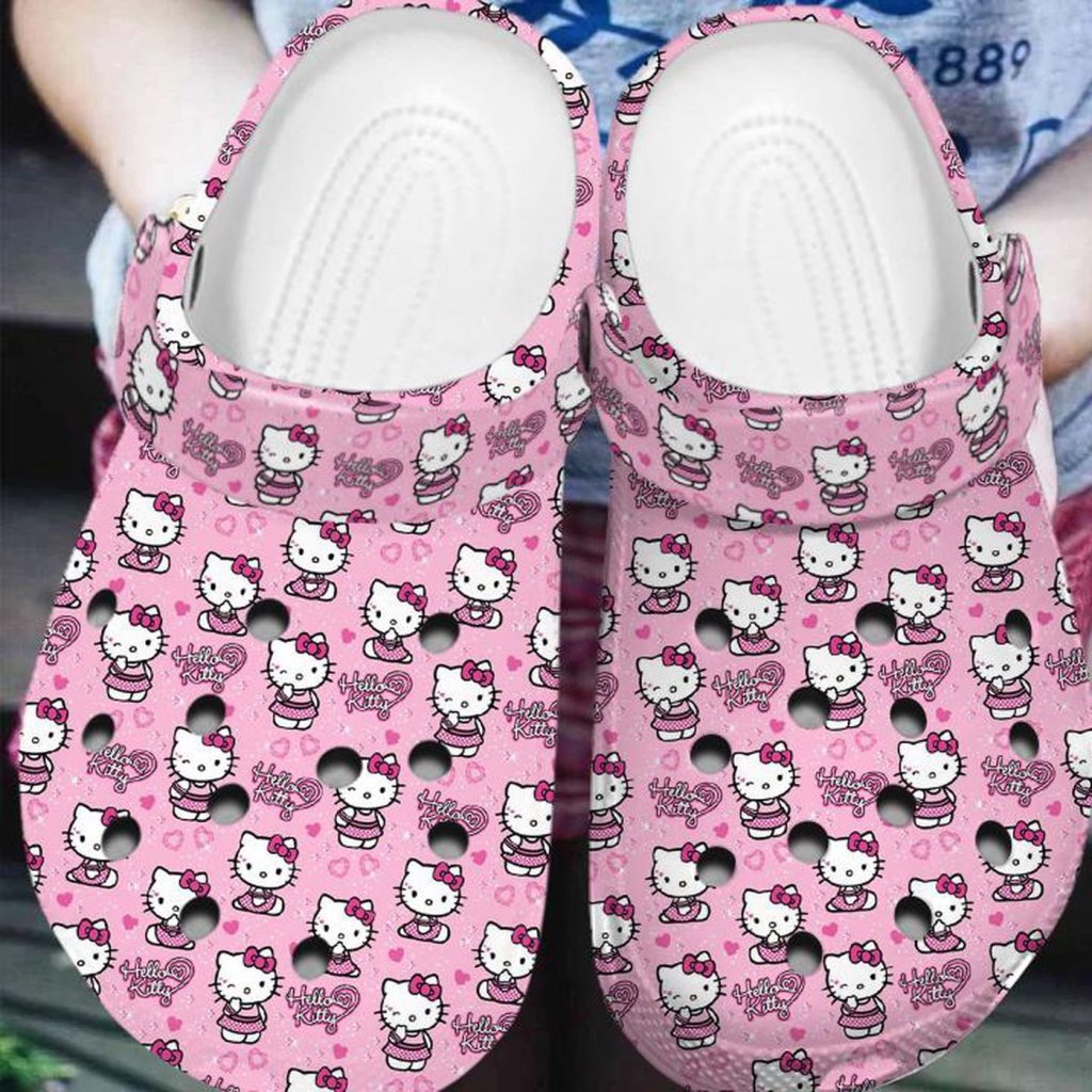 Adorable Hello Kitty Pink Clogs For Kids And Adults Adorable Hello Kitty Pink Clogs For Kids And Adults