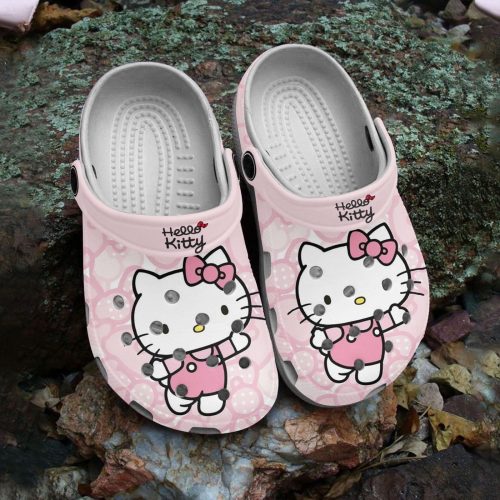 Adorable Hello Kitty Pink Clogs For Kids And Adults