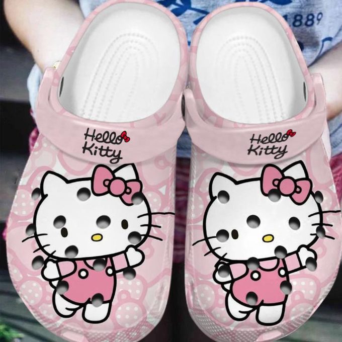 Adorable Hello Kitty Pink Clogs For Kids And Adults