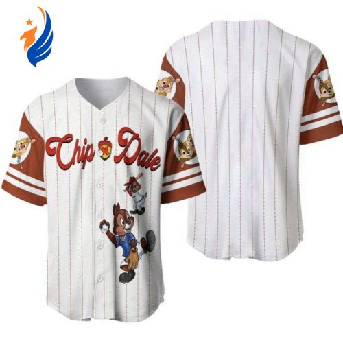 Disney Chip and Dale Baseball Jersey - Perfect Gift for Mickey and Friends Lovers