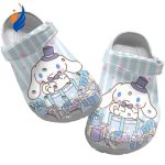 Hello Kitty Cinnamoroll And Gift Boxes Blue Stripes Clogs For Kids And Adults Hello Kitty Cinnamoroll And Gift Boxes Blue Stripes Clogs For Kids And Adults
