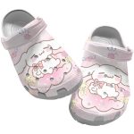Hello Kitty Cute Cinnamoroll Pink Cloud Clogs For Kids And Adults Hello Kitty Cute Cinnamoroll Pink Cloud Clogs For Kids And Adults